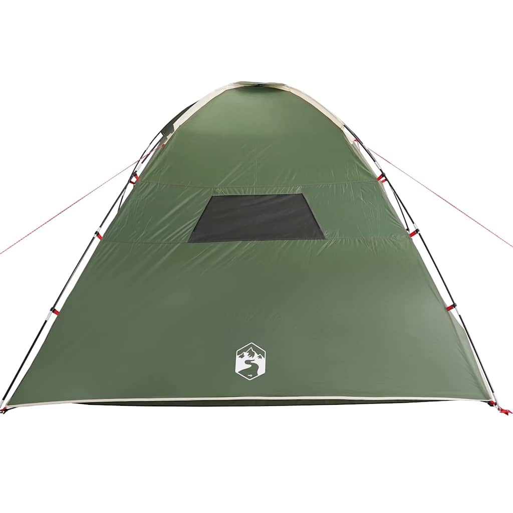 8 Person Camping Tent Green Waterproof