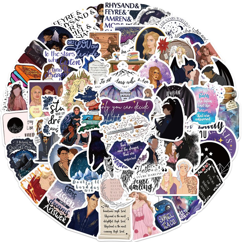 60 Photos Acotar Merchandise Cartoon Graffiti Stickers Decorate Guitar Suitcase Waterproof Explosive