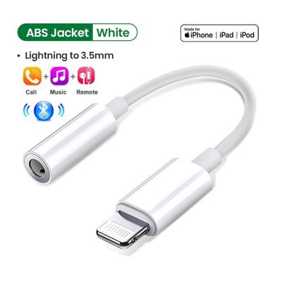 Bluetooth-адаптер Lightning на 3,5 мм для iPhone MFi DAC 3,5 мм адаптер для наушников для iPhone 12 11 Pro max xr Aux кабель аксессуары для телефонов