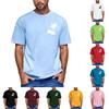 Summer Men's Popular T-shirt Printed Round Neck Short Sleeve T-shirt