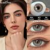 Eyeshare 2 шт. серые зрачки для глаз, синие контактные линзы, натуральные коричневые линзы, срок действия 6 месяцев, мягкие контактные линзы