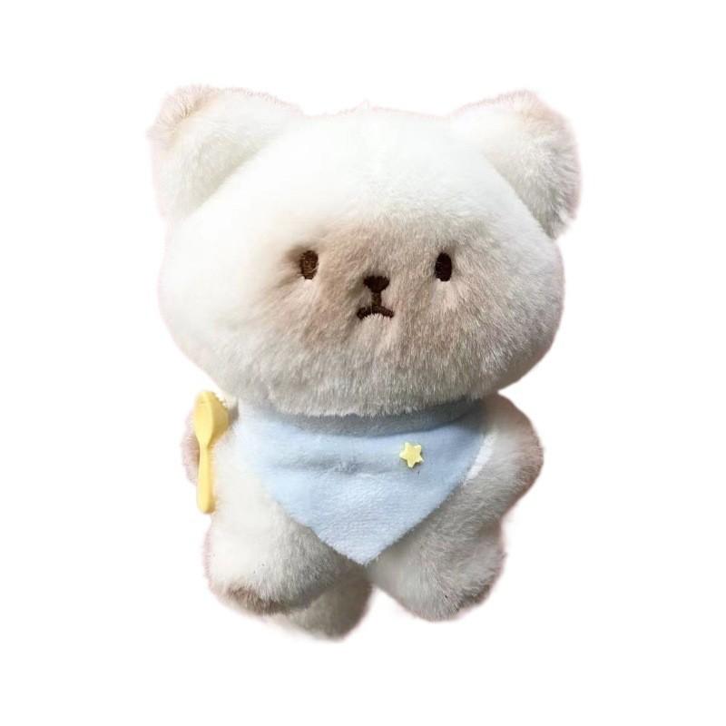 Cute Cat Adorable Plush Keychain For Girls Gift Featuring Pp Cotton And Playful Animal Design