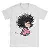 Unisex Unisex Mafalda The World And Her Puppy T Shirts  Cotton Tops Novelty Short Sleeve Crew Neck Tees Summer TShirt