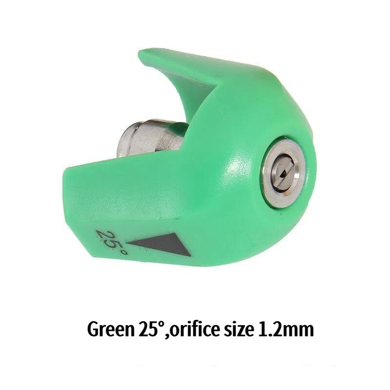 High Pressure Washer Spray Flat Fan Nozzle Tip 1/4" Quick Connect Plug 0 15 25 40 Degree Jet Sprayer Nozzle Car Washer Water Gun