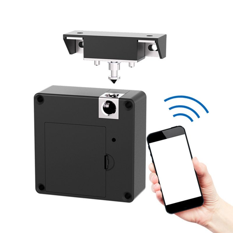 WON Бесшумный замок для ящика Электронный умный замок Bluetooth Невидимый замок для шкафа Шкафчик Замок для шкафчика