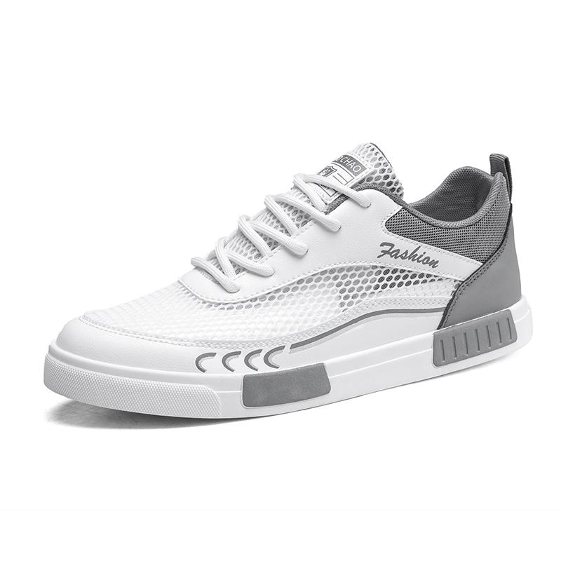 Мужская спортивная обувь, повседневная обувь для скейтбординга, летние дышащие кроссовки для бега для подростков, большие размеры