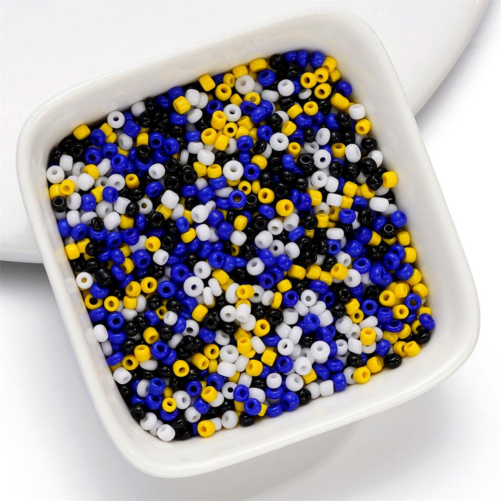 10g/Lot 2mm Mixed Glass Seed Beads Charm Colorful Bead for DIY Spacer Loose Bracelet Necklace Earring Jewelry Making Accessories