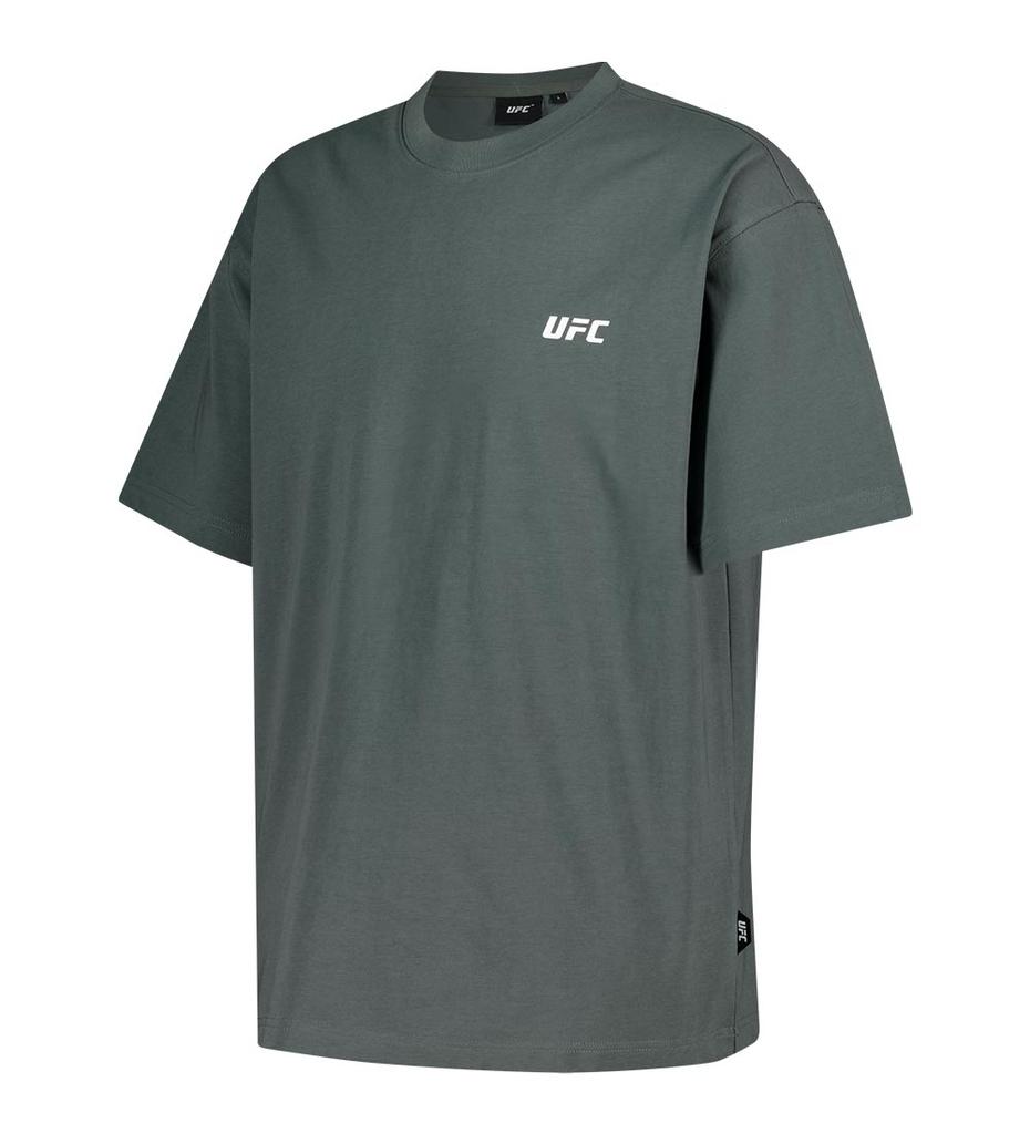 UFC SPORT Ufc Sorona Relaxed Fit Short Sleeve T-Shirt Stone Grey U2Ssw2317Sg
