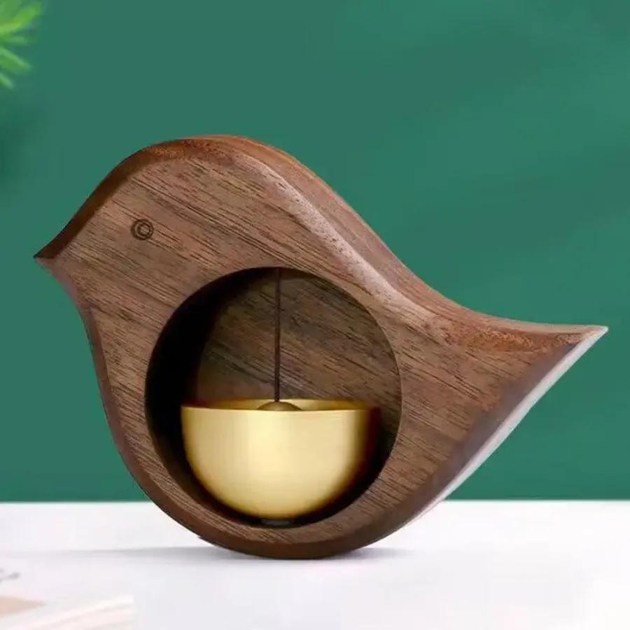 Wind Chimes & Hanging Decorations Wooden Door Bell Home Decor Room Decor Landscape Garden Decoration Wind Chime