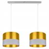 Ceiling hanging lamp with gold LED lampshade