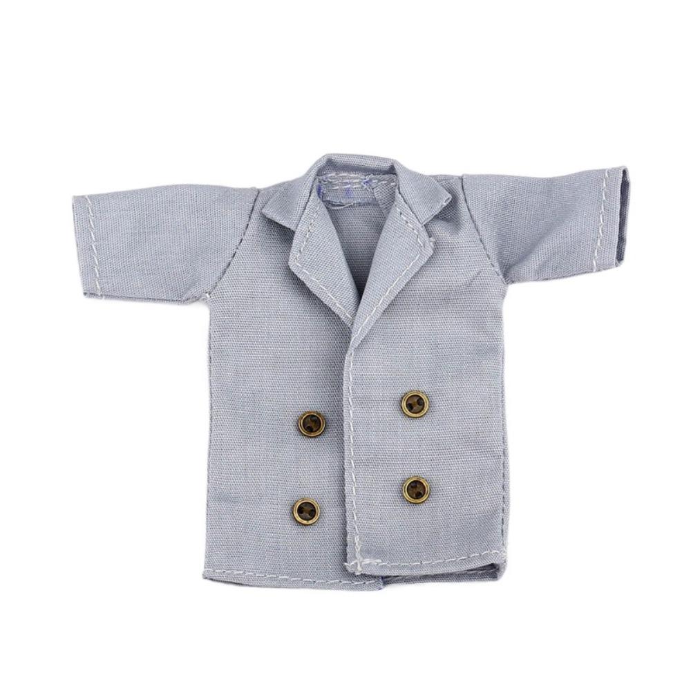 Long Coat OB11 Windbreaker Coat Warm Clothing Doll Clothes DIY Toy Doll Coat Jackets  Kids Gift
