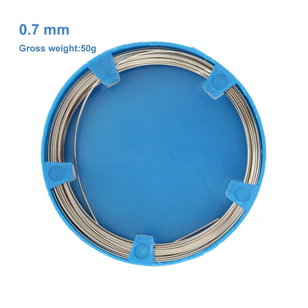 Dental Orthodontics Stainless Steel Archwire Dentistry Arch Wire Dentist Materials Surgical Instruments 0.5-1.8mm Oral