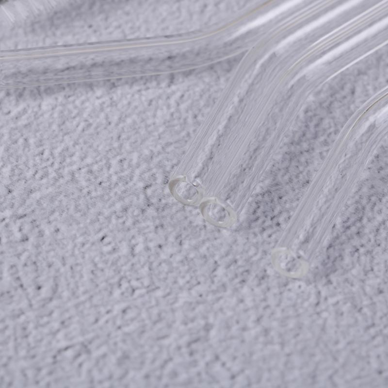 5 шт., прозрачные стеклянные соломинки с прямым изгибом, щетка для чистки напитков, напитков, бара