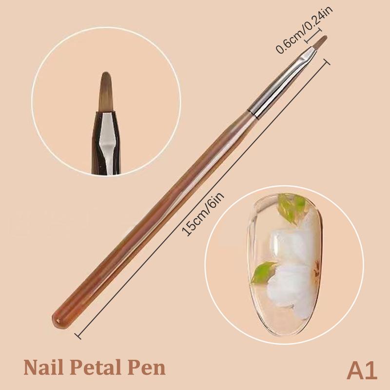 1Pcs Nail Pen Brush Sweep Pen Light Therapy Drawing Line Pen Gradient Pen Nail Brush