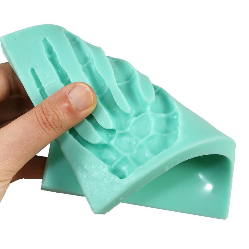 1 шт., силиконовая форма для Хэллоуина с черепом, инструменты для украшения торта из помадки, формы для шоколадных конфет, мастики