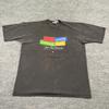 Винтажная футболка 90-х Unite For The Future Peace and Unity 2XL 25x30 Черная