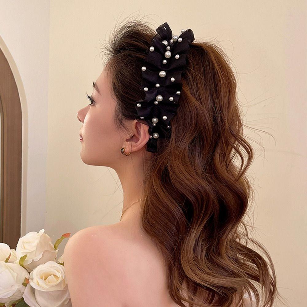 Mesh Women Headband Wide Hair Accessories Fashion Korean Style Hairband Photograph