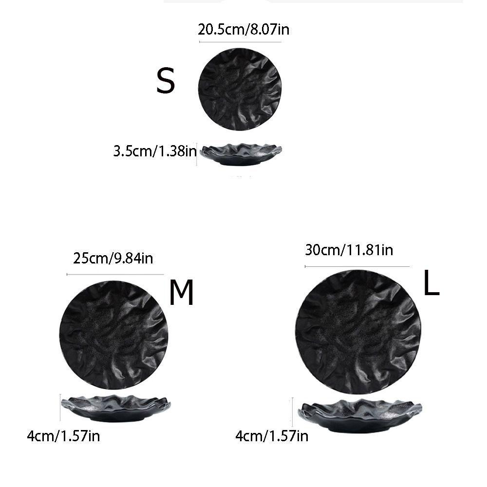 Ceramic Western Cuisine Plate Creative Dessert Tray Kitchen Organizer Steak Plate Snacks