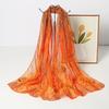 Printed Scarves for Women, Chiffon Summer Sun Protection Shawls, Decorative Scarves, and Sand Scarves