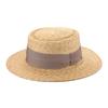 Шляпа Alma Straw Pork Pie Shape Широкополая шляпа-канотье Соломенная шляпа Шляпа-канотье Широкополая шляпа Сделано в (Магазин Танака) 57,5 см (Шапка женская мужская Япония) Великобритания-H074