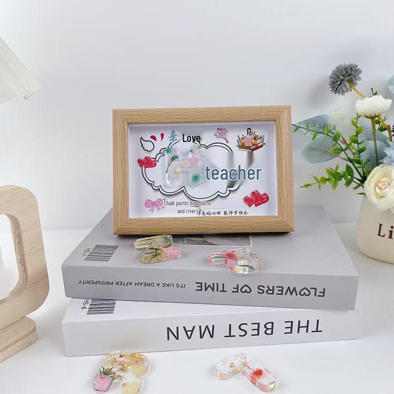 Handmade DIY Photo Frame - 2025 Teacher's Day Gift for Female Kindergarten Teacher