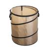 Waste Bucket Large Capacity Easy To Carry Stackable Foldable Plastic Leaf Bag with Handle for Lawn
