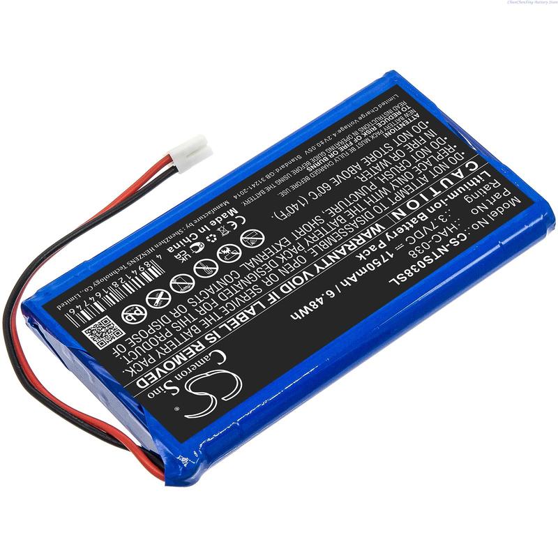 Cameron Sino 3.7V 1750mAh Game Console Battery HAC-038 for Nintendo Mario Kart Live, Home Circuit +TOOL