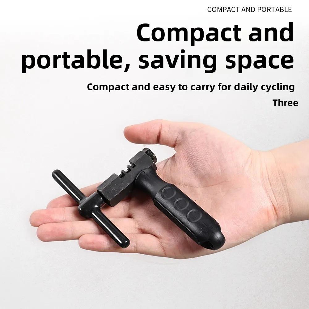 Разделитель цепи велосипеда Резак для снятия штифта из углеродистой стали Инструмент для ремонта горного велосипеда Твердость Нескользящие Инструменты для ремонта велосипеда