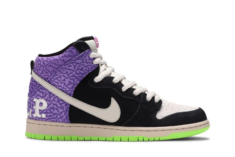 Мужские кроссовки Nike Dunk High Send Help 2 Черный/Серый-Темно-Малиновый