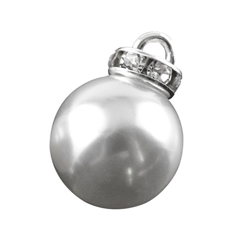 Круглые пуговицы с жемчугом для женских свитеров, шифоновых рубашек и декоративной одежды