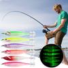 12CM/10G Luminous Shrimp Bait with Squid Jig Hook Realistic Bionic Artificial Lure