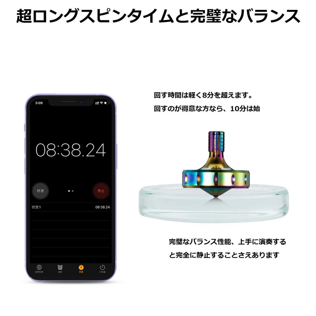 Loqatidis Прецизионная Металлообработка Долгое Время Вращения и Идеальное Легко Более 12 Минут для Опытного Портативный EDC из Нержавеющей Стали Офисный Настольный