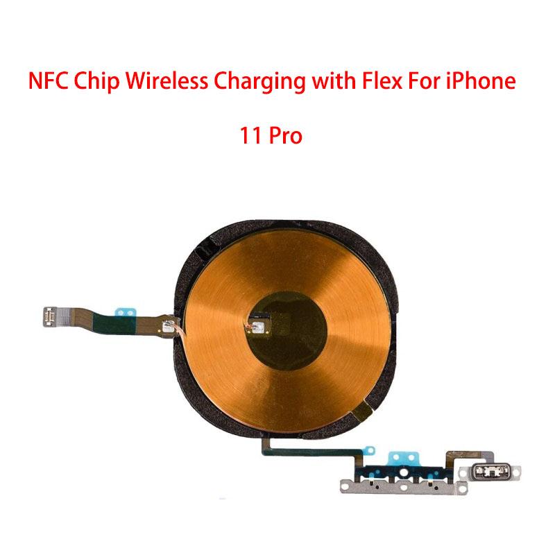 Wireless Charging Chip Coil NFC With Volume Flex For iPhone 11 Pro Max 12 13 14 X XS XR Charger Panel Sticker