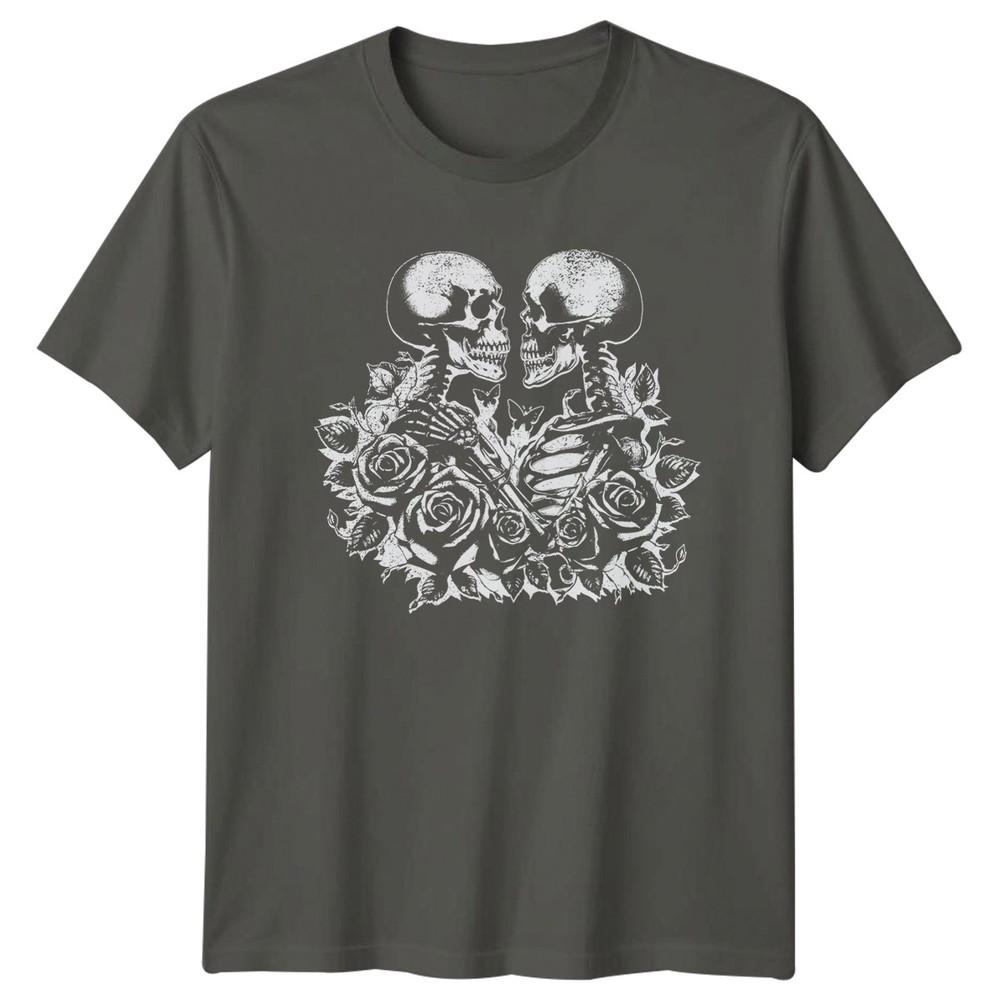 Til Death Do Us Part Eternal TShirt Gothic Anatomy RoUnisexce Valentines Day Gift