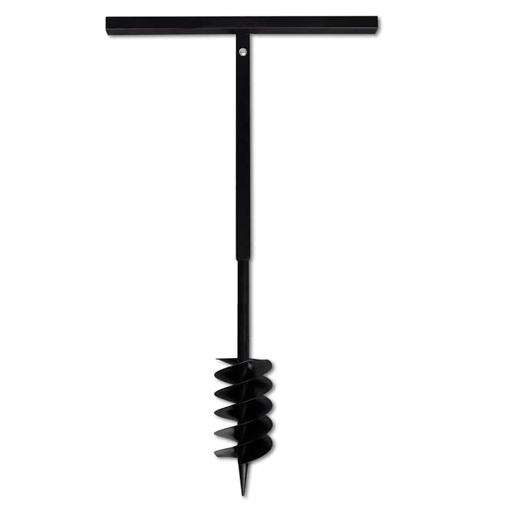 Earth auger with handle 120 mm spiral diameter 9 m extension rod