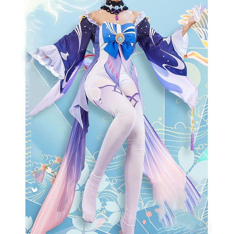 Oikawa Kokomi Cosplay Costume Sangonomiy Kokomi Outfits Role Play Full Set for Women Halloween