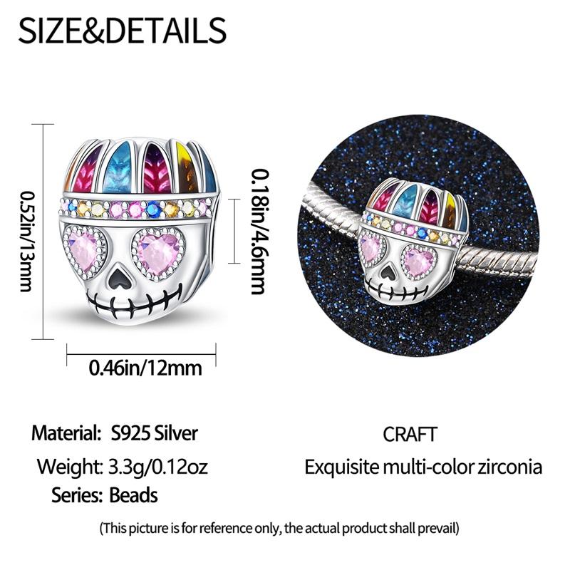 Красочный Медно-Пурпурный Подвесной Шарм Ведьма и Орел Подходит для Браслета Для Женщин Сделай Сам Хэллоуин Тыквенные Бусины Вечеринка Подарок