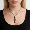 1 пара necklaces-скелеты, держащиеся за руки, набор магнитных кулонов-скелетов, винтажные ожерелья с черепами для пары, BFF, дружбы, любителей готики и панка