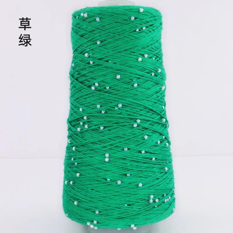 6 нитей мерсеризованного хлопка + жемчужная нить ручного плетения из чистого хлопка тонкая шерстяная нить для вязания крючком бисер своими руками ручного плетения