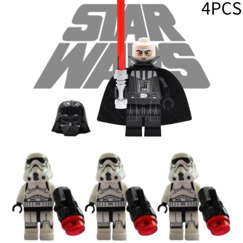 Star Wars Plastic Building Blocks Clone Trooper Mini Figure Small Granule Construction Toy