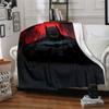 Batman Theme Printed Blanket - Perfect for Couch, Bed, Travel & Outdoor Use | Machine Washable, Cozy & Durable.