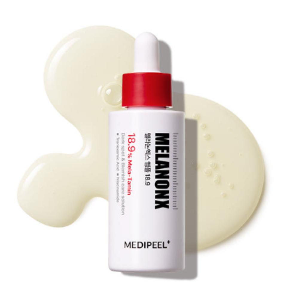 MEDIPEEL Меланон X Сыворотка 18.9 (30 мл х 2 шт.) + Бонус Пептид 9 Объем Лифт Токс Крем для век (1,5 мл х 10 шт.)