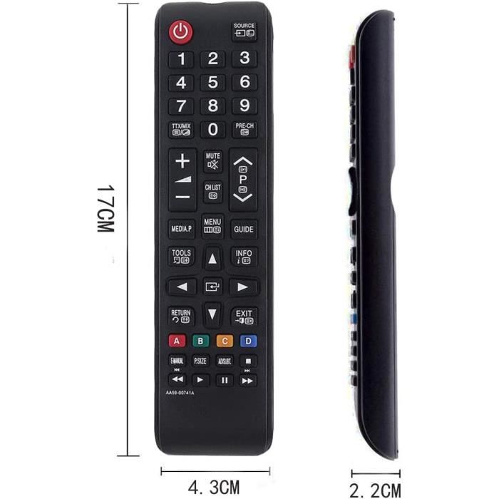 LIWI-Замена пульта дистанционного управления Samsung AA59-00741A для Samsung Smart TV, подходит для пульта дистанционного управления Samsung Univers[70] AA59-00741A