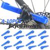 4-10PCS Bike Brake Piston Press Tool Wear-Resistant Bicycle Hydraulic Disc Piston Compressor Tool for Brake Caliper Adjustment