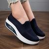 Women’s Black Running Sneakers Casual Red Sport Shoes Coffee Thick Sole Height Increase Platform Shoes Over Sized