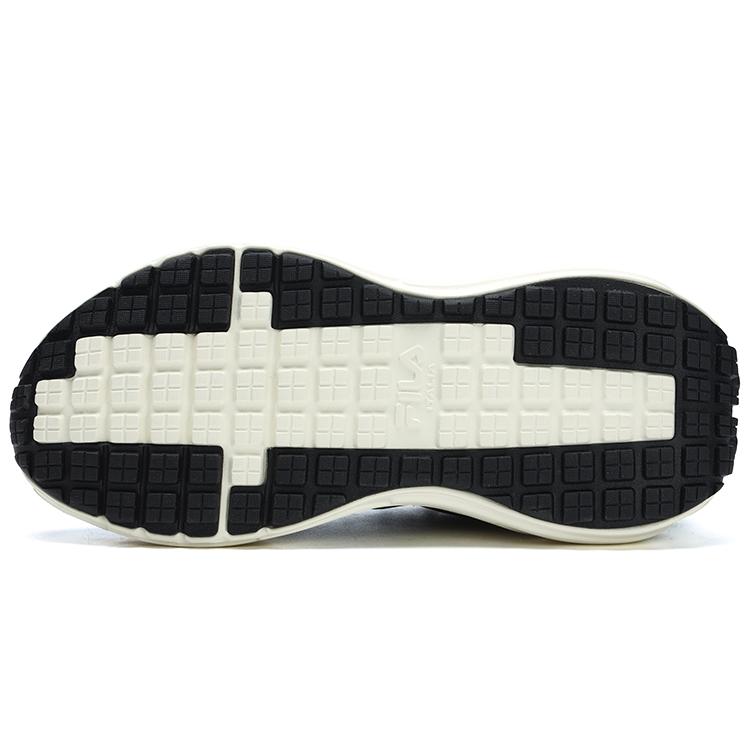 FILA CRYPTO Textile, Synthetic Leather, TPU Abrasion Resistant Low top Casual Shoes Women's Lost Black F12W313101FUB