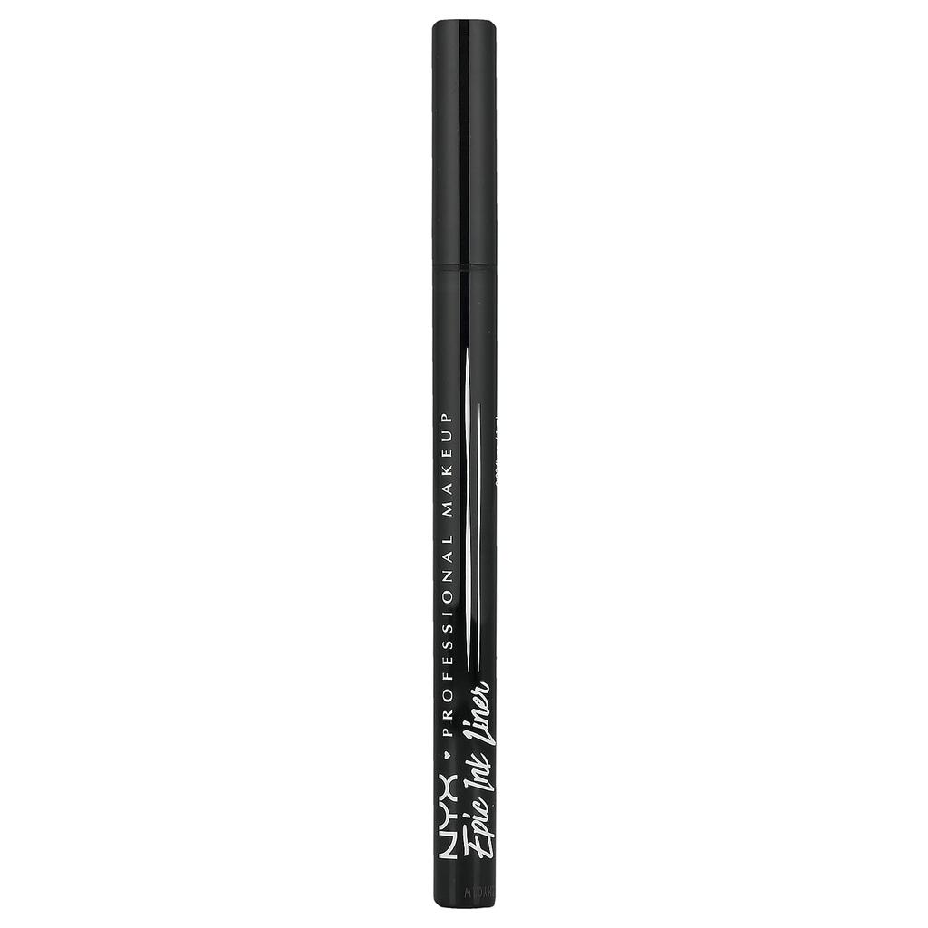 NYX PROFESSIONAL MAKEUP Водостойкая подводка Epic Ink Liner, 01 Черный, 1 мл (0,03 жидких унций)
