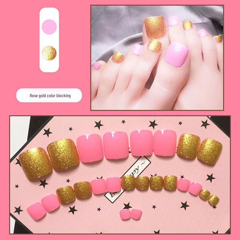 Press-On Toenail Art: Finished Nail Pieces and Wearable Patches