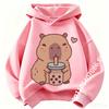 2026 Funny Stylish Capybara Fashion Design Sweatshirt Children's Hoody for Boys Girls Autumn Winter Casual Hoodies