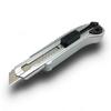 Heavy Duty Utility Knife 18mm Storage with 5 Blades Snap Off Retractable Paper Box Cutter Screw Locking Blade Non-slip